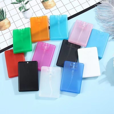 15ml 30ml Easy To Carry Card Piece PP Plastic Perfume Mist Bottle