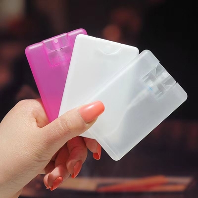 15ml 30ml Easy To Carry Card Piece PP Plastic Perfume Mist Bottle