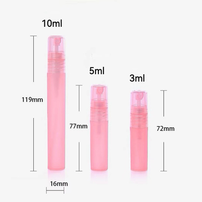 Auf Lager 3ml 5ml 8ml 10ml Press Down PP Kunststoff-Parfümnebelflasche