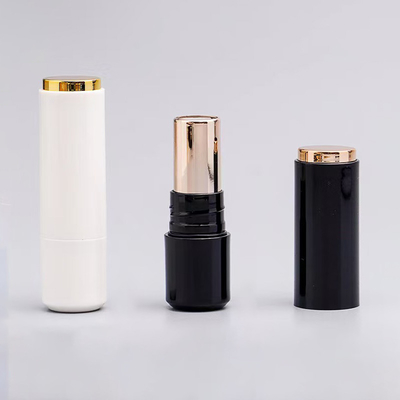 Verpackung Leere 6ml klare Lippenstiftröhrchen mit Zauberstab runden Custom Logo Lippstiftröhrchen