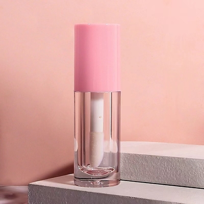Schläuche Nachfüllbare Lippenbalsam Schläuche Lippenglans Schlauchhalter für Behälter Lippenstift Außen schwarz Innen silber