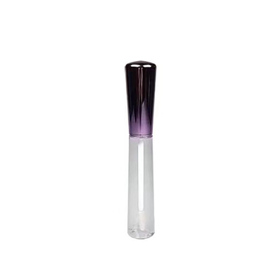 DIY 4g Leere runde Mund Lippenstiftröhre Gummiverschluss Schraubverschluss Kunststoff Lippenbalsamröhre für Kosmetikbehälter Verpackung