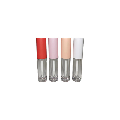 Verpackung Leere 6ml klare Lippenstiftröhre Wand Rundes Custom Logo Lippstiftröhre