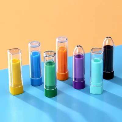 1G Leere Lippenstiftröhre Schraubverschluss Kunststoff-Lippensalzröhre für Kosmetikbehälter
