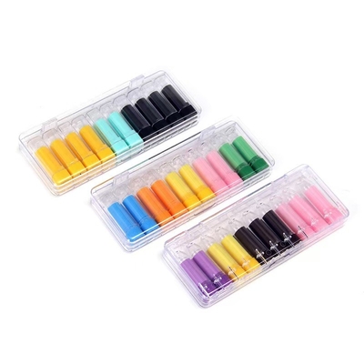 1G Leere Lippenstiftröhre Schraubverschluss Kunststoff-Lippensalzröhre für Kosmetikbehälter
