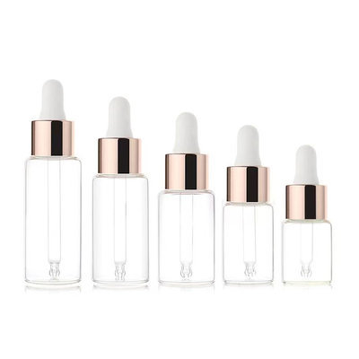 Leere 5ml 10ml 15ml 20ml 30ml 50ml 100ml Transparente Glasflasche für ätherische Öle