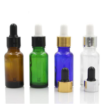 Amber Cobalt Blue Green Essential Oil Bottle - Eco-Friendly Well Sealing Perfume Bottle for Aromatherapy