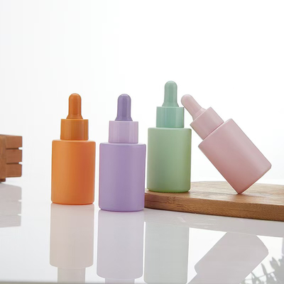 Leere Flasche mit ätherischem Öl, kundenspezifische Farbe mit schwarzem Tropfdropper 5ml 10ml 15ml 20ml 30ml 50ml 100ml