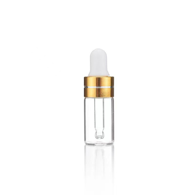 Ätherische Ölflasche 5ml 10ml 15ml 20ml 30ml 50ml 100ml mit transparent goldener Farbe
