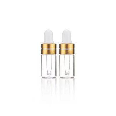 Ätherische Ölflasche 5ml 10ml 15ml 20ml 30ml 50ml 100ml mit transparent goldener Farbe