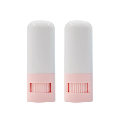 Individuelle Lippenbalsam-Flasche 7g Leerer Deodorant-Stick Rouge-Stick-Flasche Bodenfüllende Kosmetik-Kunststoffverpackung Behälter Wiederverwendbar