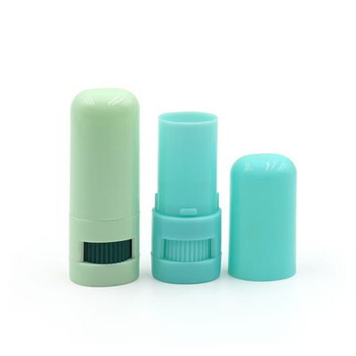 Individuelle Lippenbalsam-Flasche 7g Leerer Deodorant-Stick Rouge-Stick-Flasche Bodenfüllende Kosmetik-Kunststoffverpackung Behälter Wiederverwendbar