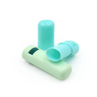 Individuelle Lippenbalsam-Flasche 7g Leerer Deodorant-Stick Rouge-Stick-Flasche Bodenfüllende Kosmetik-Kunststoffverpackung Behälter Wiederverwendbar
