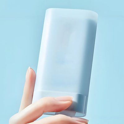 Benutzerdefinierter leerer 20g Deodorant-Stick mit Bodendrehmechanismus und Feder, Balsamflasche, Kosmetik-Rouge-Tube, Kunststoffverpackungsbehälter, wiederverwendbar