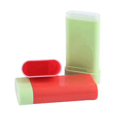 Benutzerdefinierte, hochwertige 10g leere Rouge-Stick-Flasche Deodorant-Balsam-Stick Top-Rotation Kosmetik-Kunststoffverpackungsbehälter wiederverwendbar