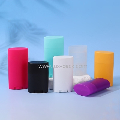 Kunststoffverpackung Behälter Wiederverwendbares Deodorant Balsam Stick Top Rotation Kosmetik