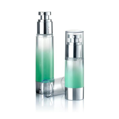 Spezielle Flachkopf-Airless-Pumpflasche 15ml 30ml 50ml, unterstützt Anpassung