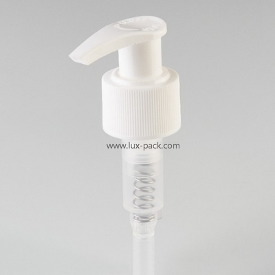 Polierte Optik 24mm 28mm Lotion Spenderpumpe für Flaschen