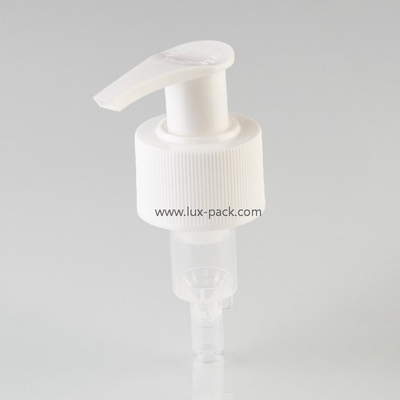 Polierte Optik 24mm 28mm Lotion Spenderpumpe für Flaschen