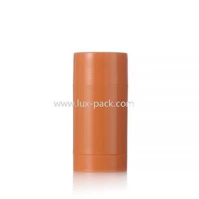 Farbenfrohe Zylinderform 15g 30g 50g 75g 100g Kunststoff-Deodorant-Balsam-Stick Akzeptieren Sie die Anpassung