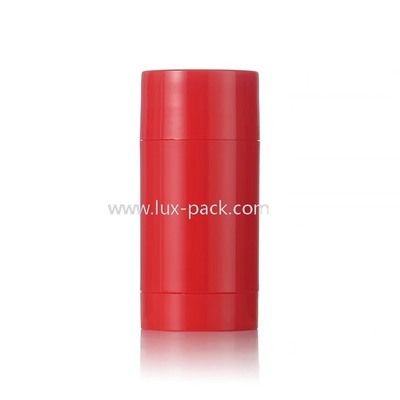 Farbenfrohe Zylinderform 15g 30g 50g 75g 100g Kunststoff-Deodorant-Balsam-Stick Akzeptieren Sie die Anpassung