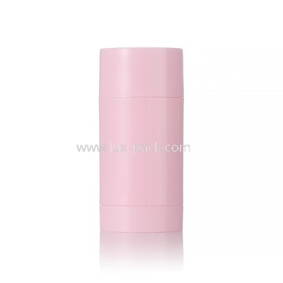 Farbenfrohe Zylinderform 15g 30g 50g 75g 100g Kunststoff-Deodorant-Balsam-Stick Akzeptieren Sie die Anpassung