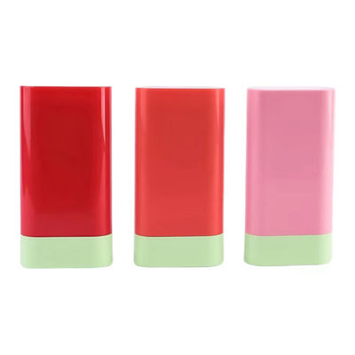 Helle Farbe Bodenfüllung 20g Deodorant Balsam Stick Behälter Akzeptieren OEM ODM