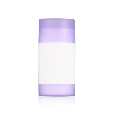 Runde Form 35g 50g 75g PP Doppel-Schalen-Körper Duft Deodorant Balsam Stiftbehälter