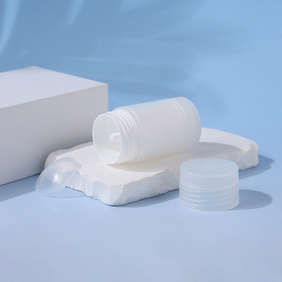 Runde Form 35g 50g 75g PP Doppel-Schalen-Körper Duft Deodorant Balsam Stiftbehälter