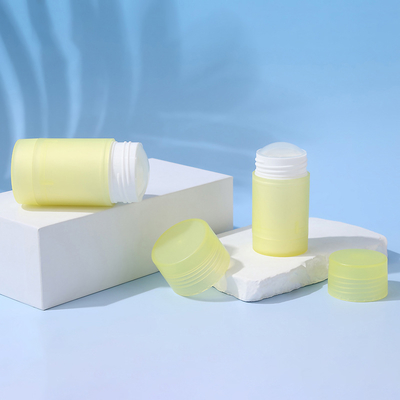 Neues Design 35g 50g 75g PP Doppelschalen Körperduft Deodorant Balsam Behälter für die Körperpflege