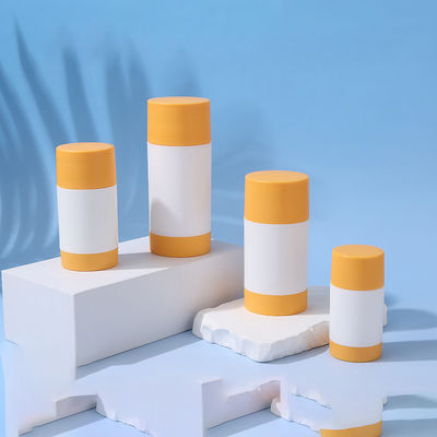 Neues Design 35g 50g 75g PP Doppelschalen Körperduft Deodorant Balsam Behälter für die Körperpflege