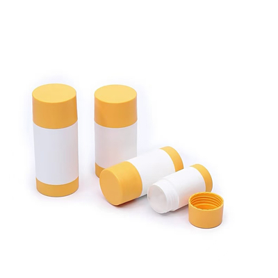 Drehendes Design 30g 50g 75g 100g PP Doppelschalen Körperduft Deodorant Stick Behälter