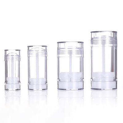 Zylindrischer 15g 30g 50g 75g 100g AS Kunststoff Duftstoffbehälter Leerer Deodorant-Balsam