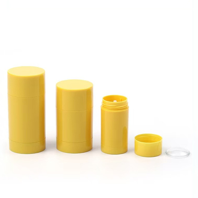 Neues Erscheinungsbild 15g 30g 50g 75g 100g AS Kunststoff Zylinder Körper Parfum Leerer Deodorant Balsam