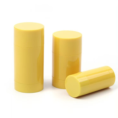 Neues Erscheinungsbild 15g 30g 50g 75g 100g AS Kunststoff Zylinder Körper Parfum Leerer Deodorant Balsam