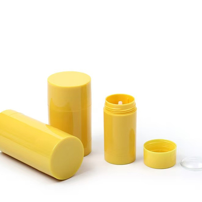Neues Erscheinungsbild 15g 30g 50g 75g 100g AS Kunststoff Zylinder Körper Parfum Leerer Deodorant Balsam