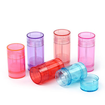 Farbe Akzeptabel 15g 30g 50g 75g 100g AS Kunststoff Hautpflege Leerer Deodorant-Stift Balsam