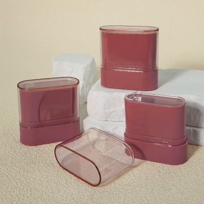 Rouge-Tube Kunststoff-Verpackungsbehälter Leerer Deodorant-Stift Boden-Dreh-Kosmetik