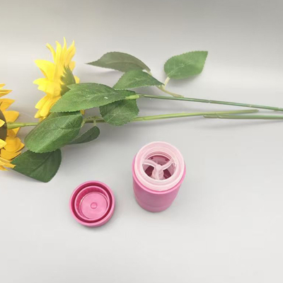 Stickboden-Drehgelenk mit Feder Balsamflasche Kosmetik-Rouge-Tube Kunststoffverpackungsbehälter wiederverwendbar