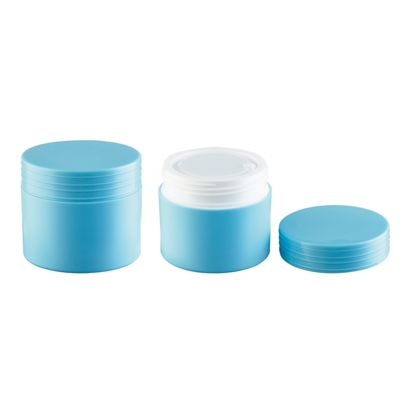 Matt Oberfläche Umweltschutzfreundlich 80g Leere runde Form PP Plastikcreme Glas