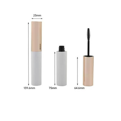 Transparente Mascara-Tube-Flasche mit doppeltem Ende, Augenbrauen-Wimpern-Flasche mit Kammbürste, individuelles Logo