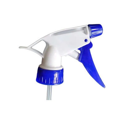 Blauer und weißer Hand-Sprühkopf mit verstellbarem Sprühkopf
