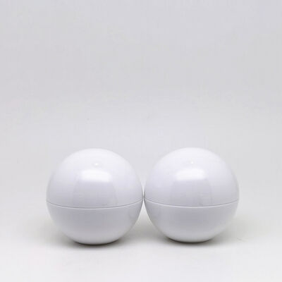 Sphärische Form Plastikcreme-Glas mit 5g 25g 50g 80g Akzeptieren Sie verschiedene Kunstwerke Druck für Hautpflege-Paket verwendet