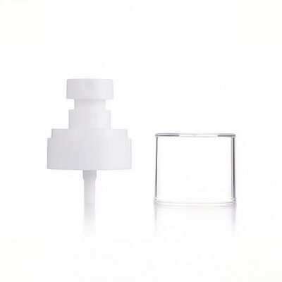 24mm Halb-Abdeckung Kunststoff-Sprühpumpe Weißer Nebel mit transparentem Deckel Großer Deckel für Flüssigkeitsanwendung