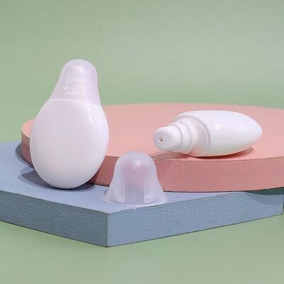 Mattierte Oberfläche Transparente Crew Cap PE Behälter Verpackung Lippenmaske Flasche