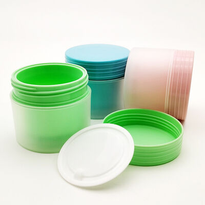 Anti-slip Design 80g PP Cream Jar with Matte Surface Itself and Pull-hand Gasket Accept Multiple Colors and Silk Printing Making