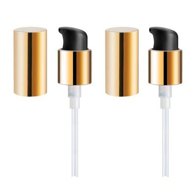 24 mm glatte PP-Plastik-Flüssigkeitsspender-Pumpe Aluminium-Behandlung Creme Lotion-Pumpe für Flaschen zur Verpackung