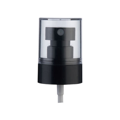 24mm Outer Diameter 37mm Plastic Screw Black Fine Mist Sprayer Baby Bottle Cream Handling Pump Double Wall