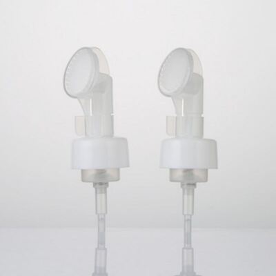 42mm 43mm Kunststoff-Schaumspenderpumpe mit Clip Silikonbürste Auslaufsicher