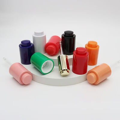 18mm 20mm 24mm Plastic Press Dropper with Customized Glass Tube for Essential Oil Bottle